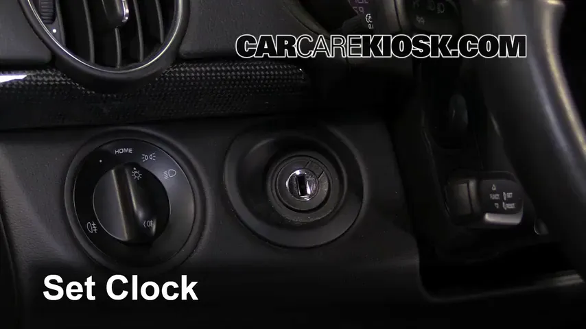 2012 Porsche Boxster 2.9L 6 Cyl. Clock